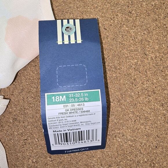 Oshkosh B'gosh Infant Dress NWT 18 Months C21 - Picture 5 of 11